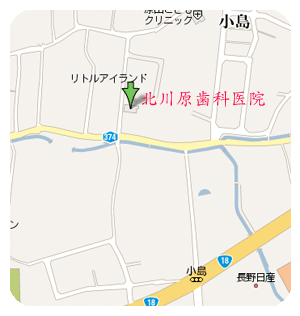 北川原歯科医院地図